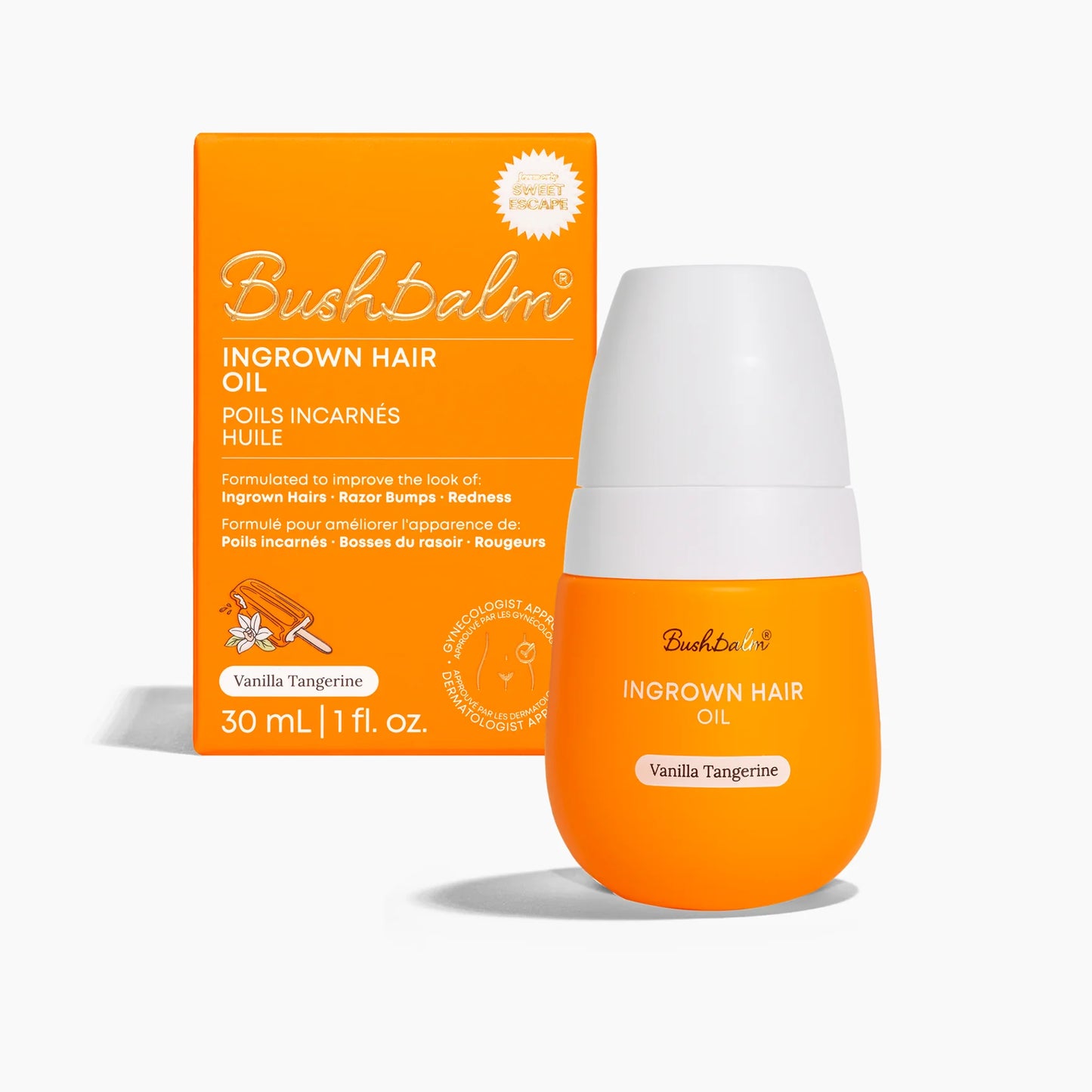 Bushbalm Ingrown Hair Oil - Vanilla Tangerine